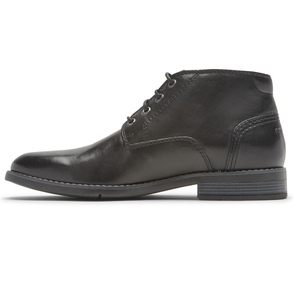 Rockport Mens Boots Black - Colden Chukka - UK 149-EROTKW